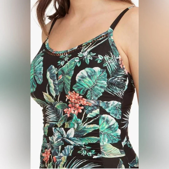 Sea Level Australia Tango DD/E cup bralette Singlet black tankini swim top - Picture 3 of 16